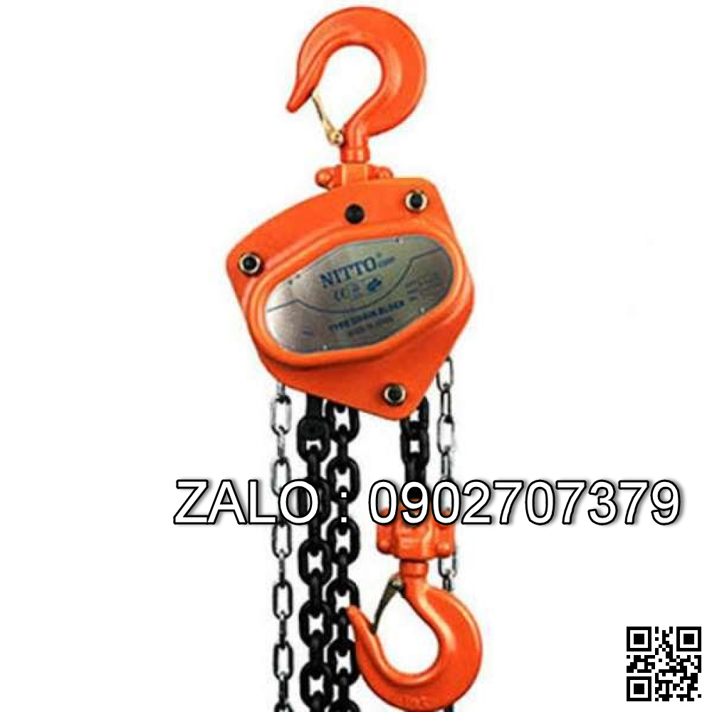 Palang Xích Kéo Tay Nitto 4 tấn 3 mét