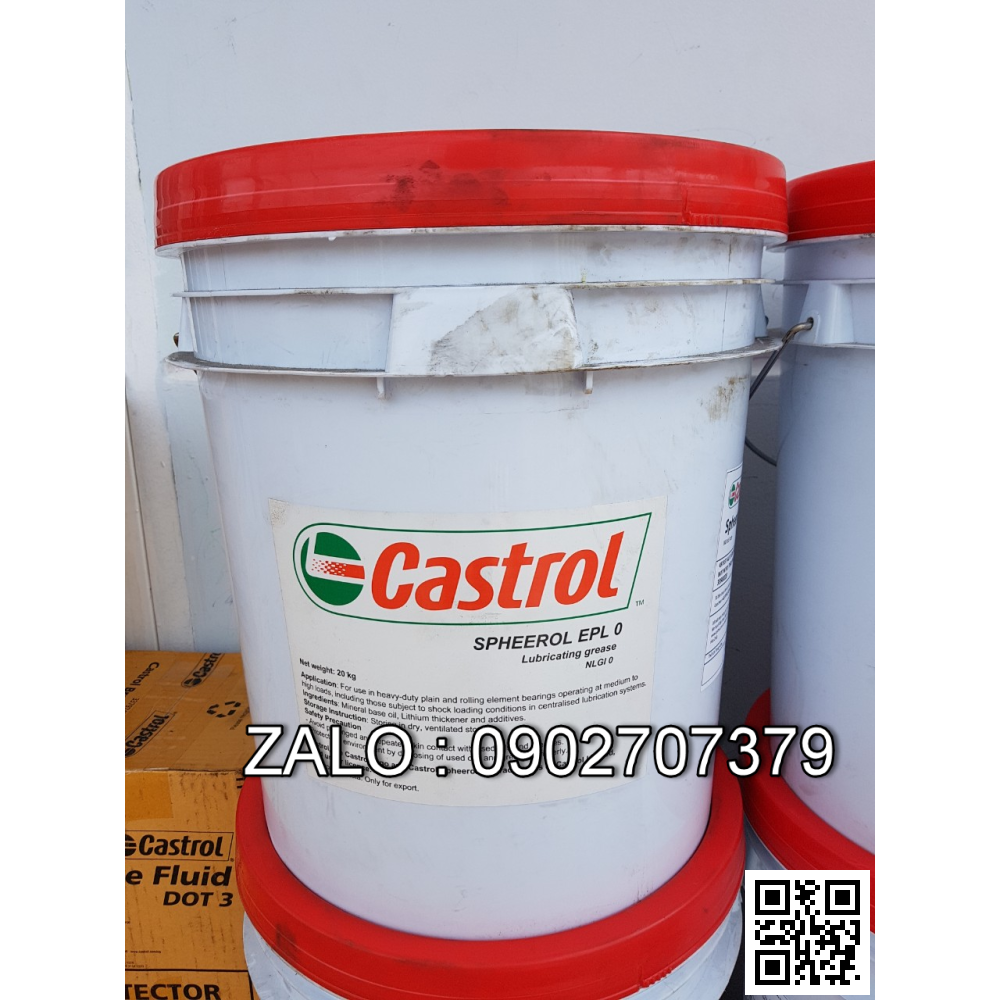 Mỡ Bôi Trơn Castrol Spheerol Epl 0