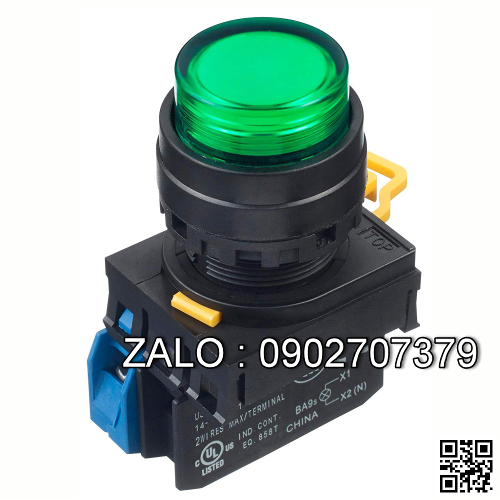 Nút nhấn xanh có đèn ZB2-BW33C, ZB2-BW0610C