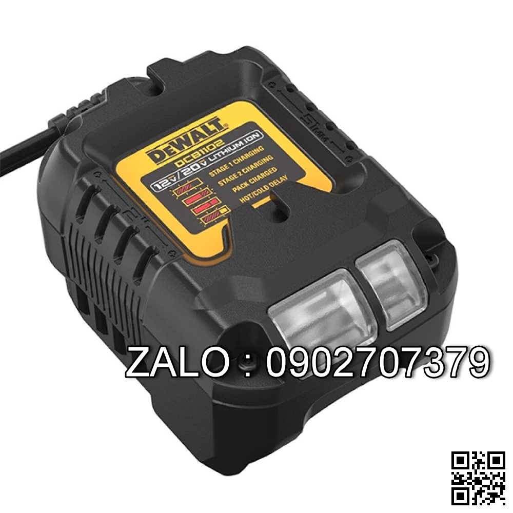 Bộ sạc pin 10.8-18V output 2.0ampe Dewalt DCB1102-B1