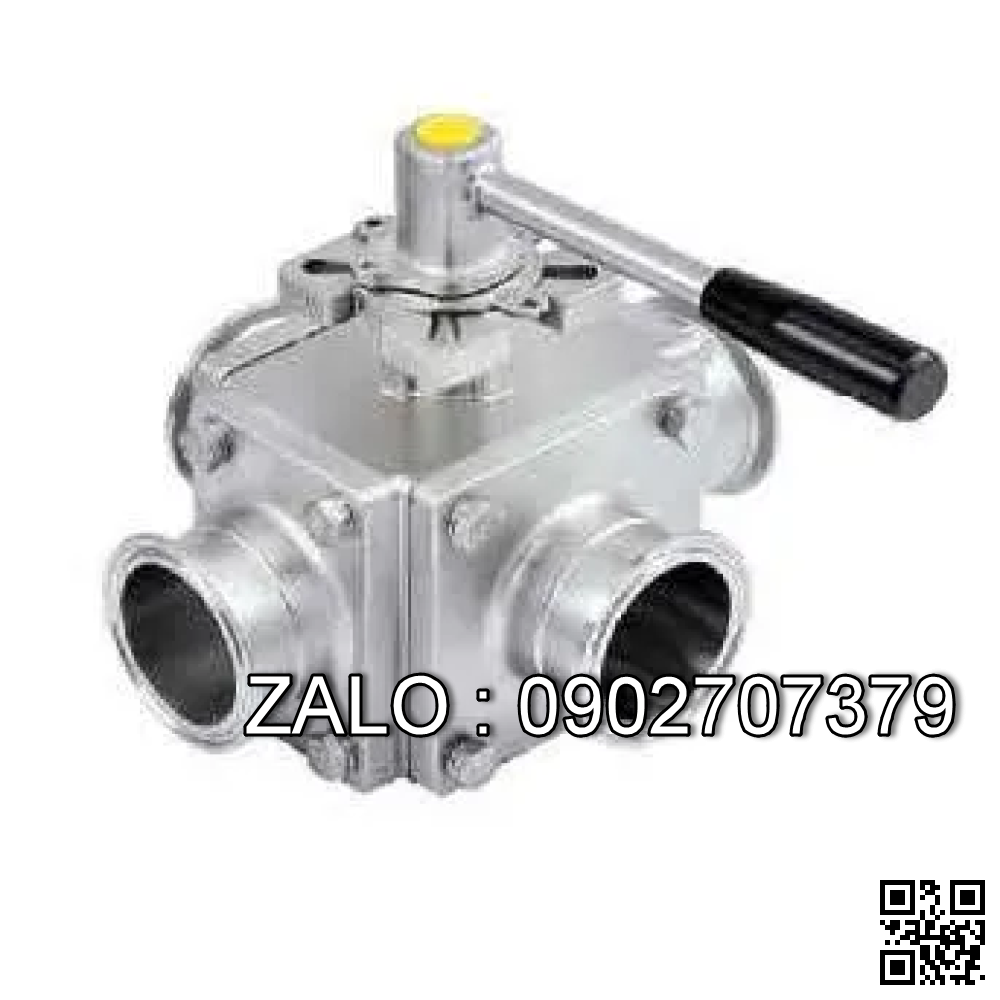 Van Inox 4 ngã không ren Ø 34