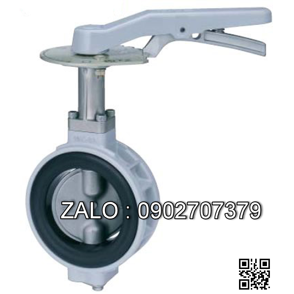 Van bướm nhôm tay gạt DN16