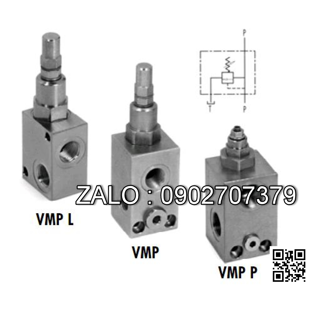 Van an toàn thủy lực bắt ren Italy 1/2