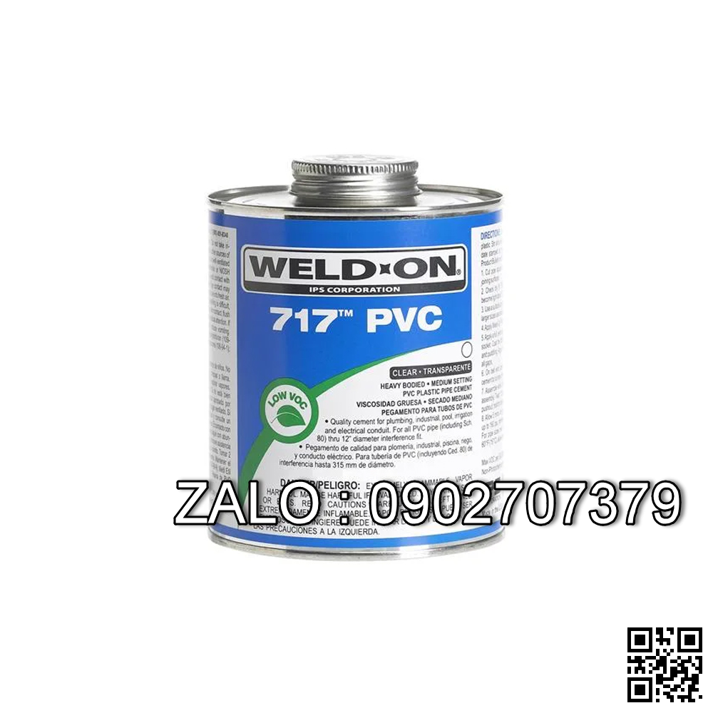 Keo Dán Ống UPVC Weld On P717 Loại 1KG (947ML)