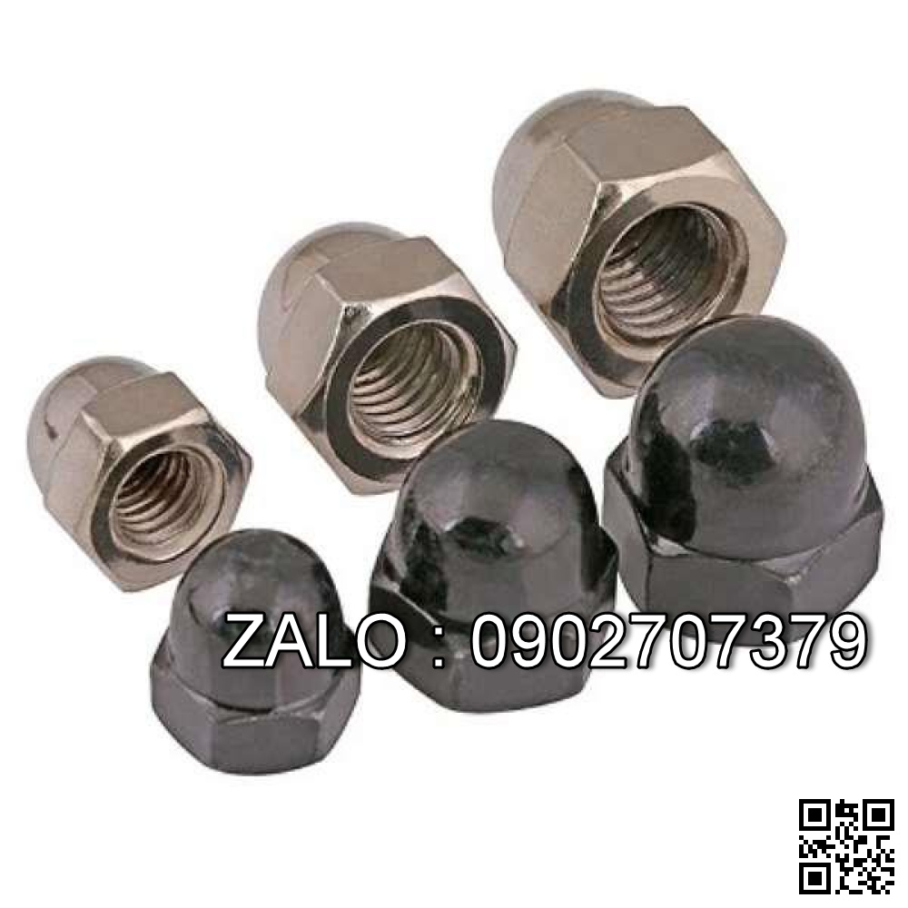 Đai ốc mũ Inox M10 - 10Chiếc/Gói