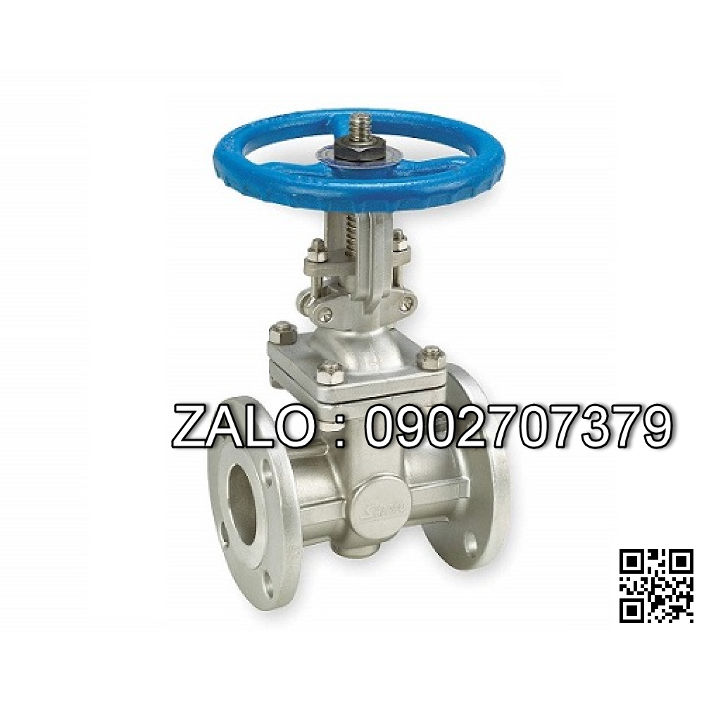 Van cửa mặt bích Inox 201 DN18