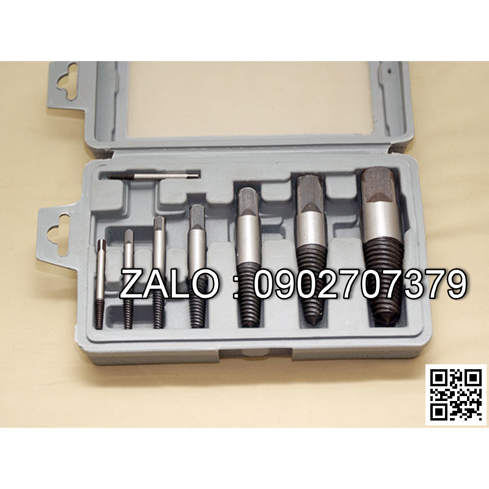 Bộ taro lấy ốc gãy, taro răng ngược 8 mũi xám