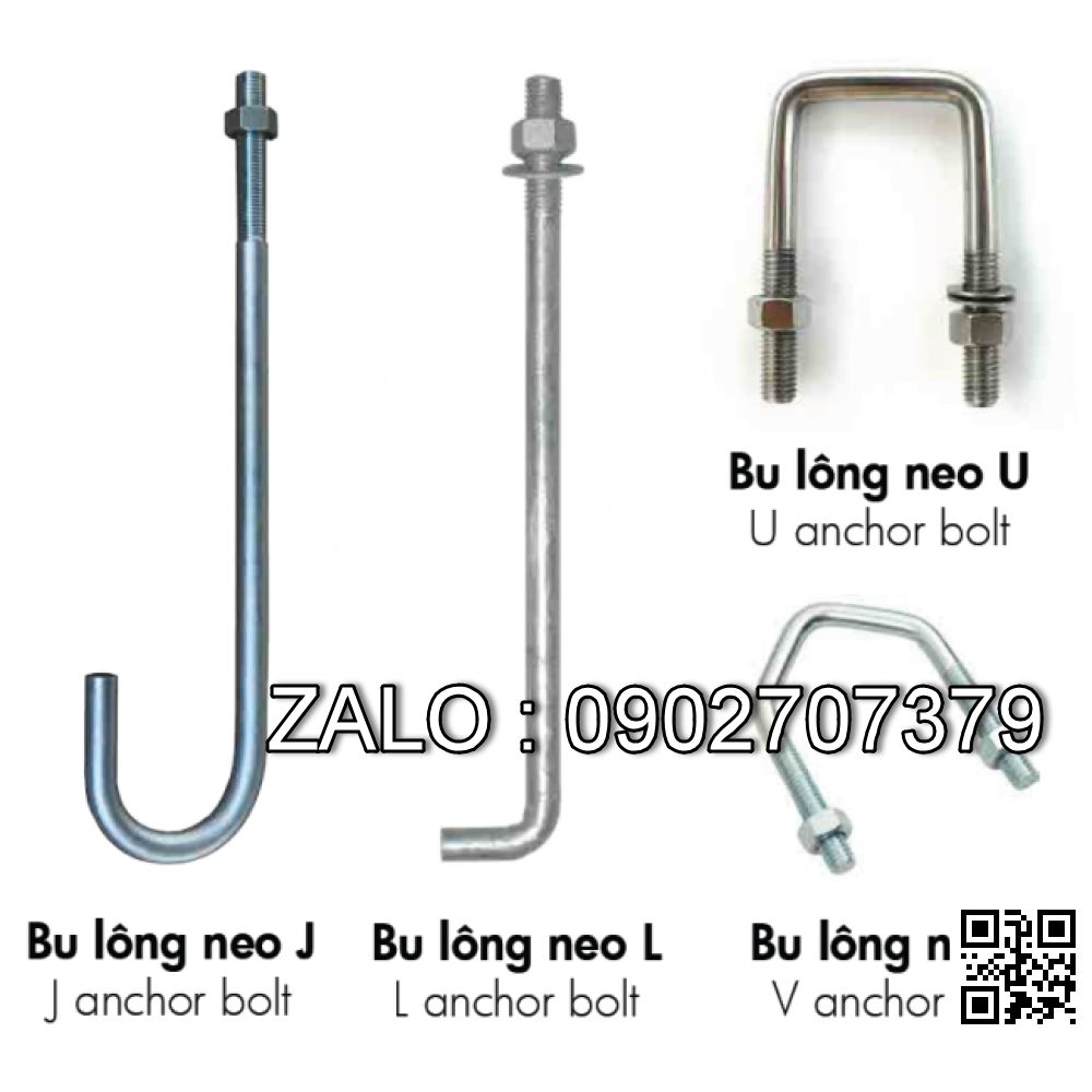 Bulong neo móng U M20X700