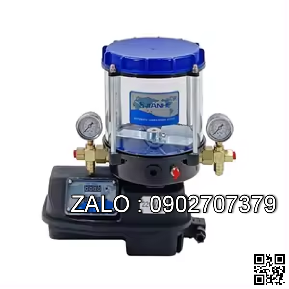Bơm mỡ tự động Jianhe DBS 24V 2 ngõ ra