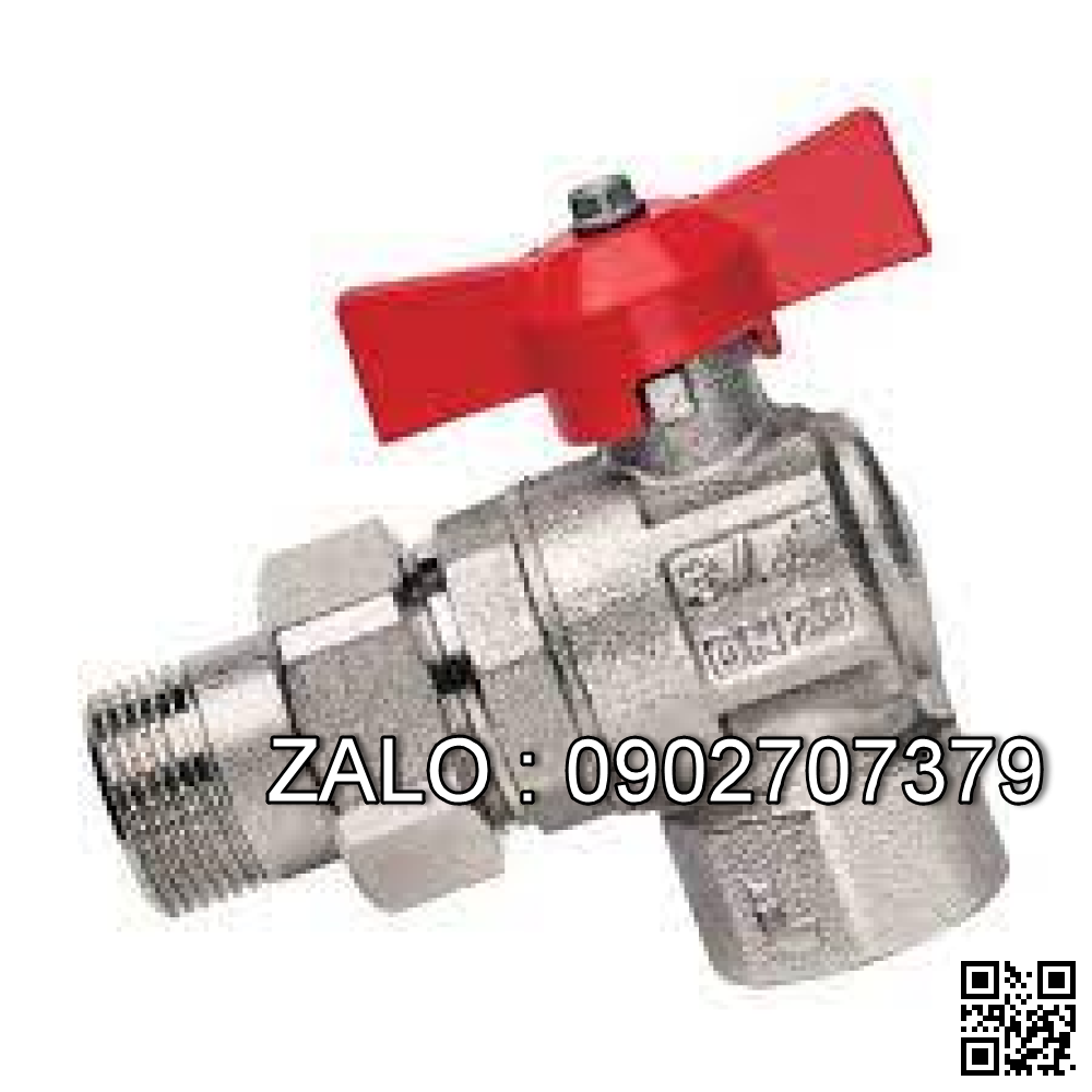 Van khóa thau tay vặn màu đỏ 34