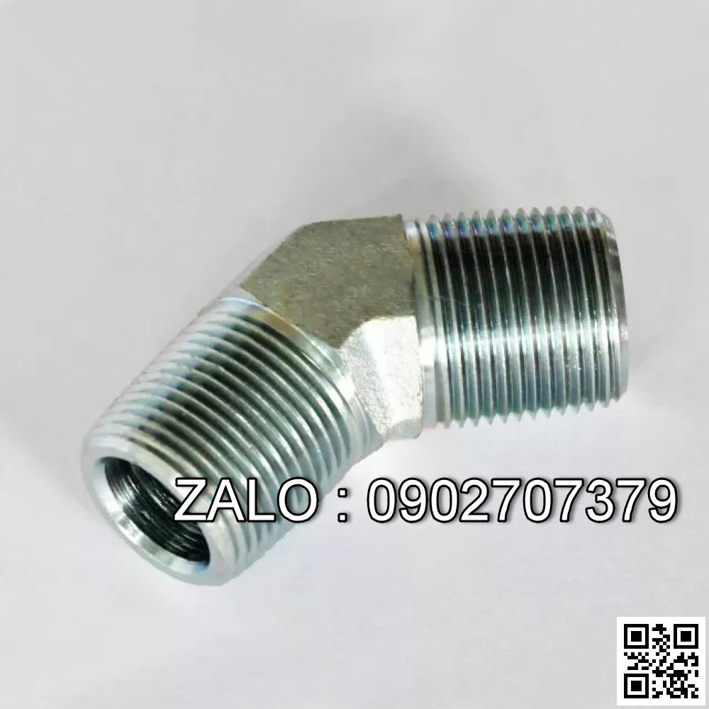 Nối góc 120o răng ngoài thủy lực có CONE/ NPT 1JN4-04-02 U7/16