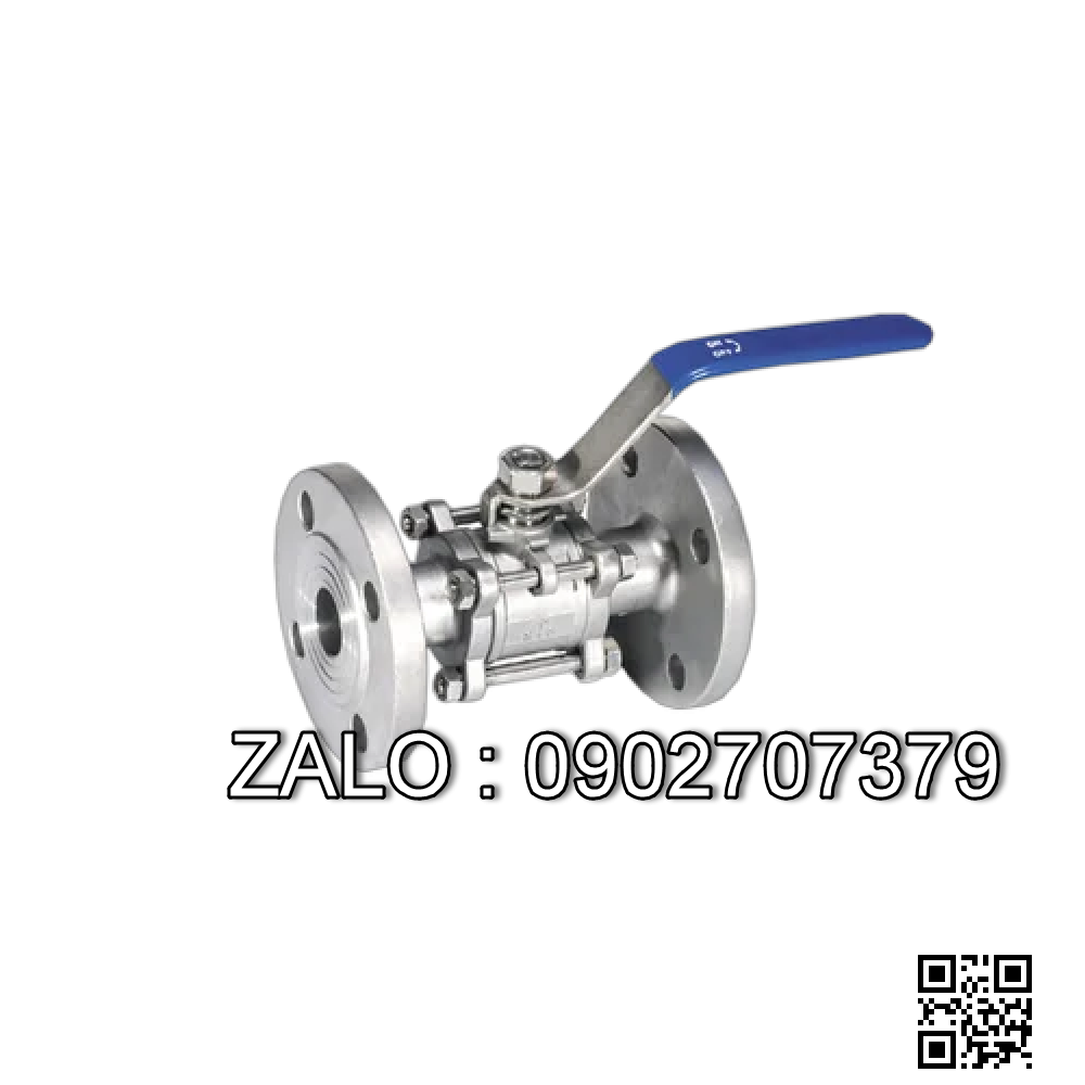 Van bi tay gạt inox 304 DN80