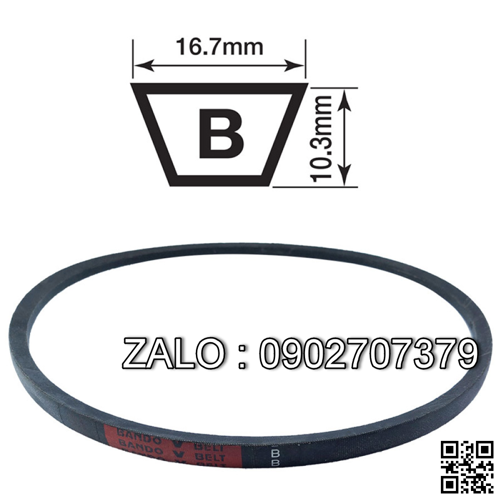 Dây curoa MAZDA 1YR6151030MA 6PK1030