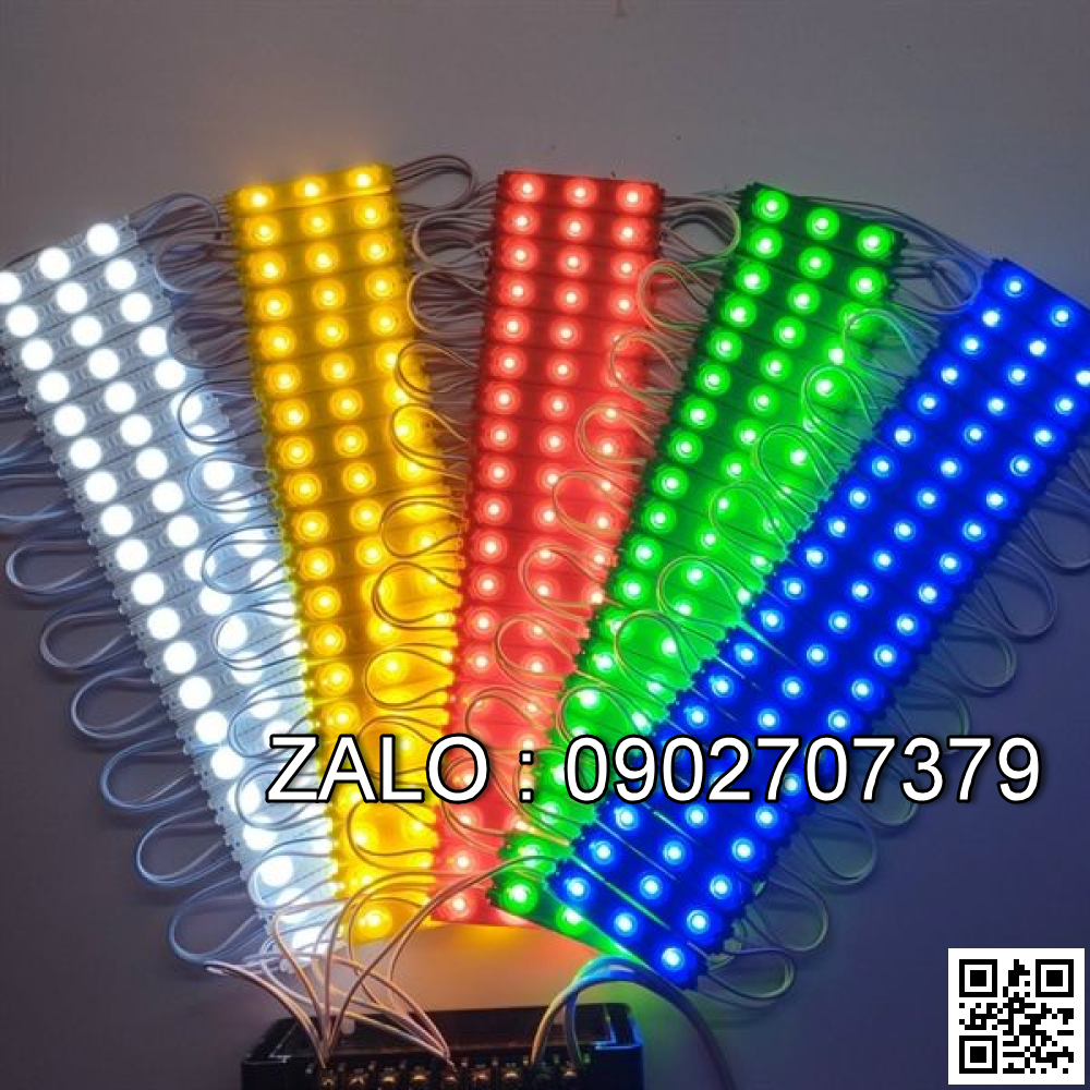 Led hắt 12V 3 bóng 6011 xanh dương