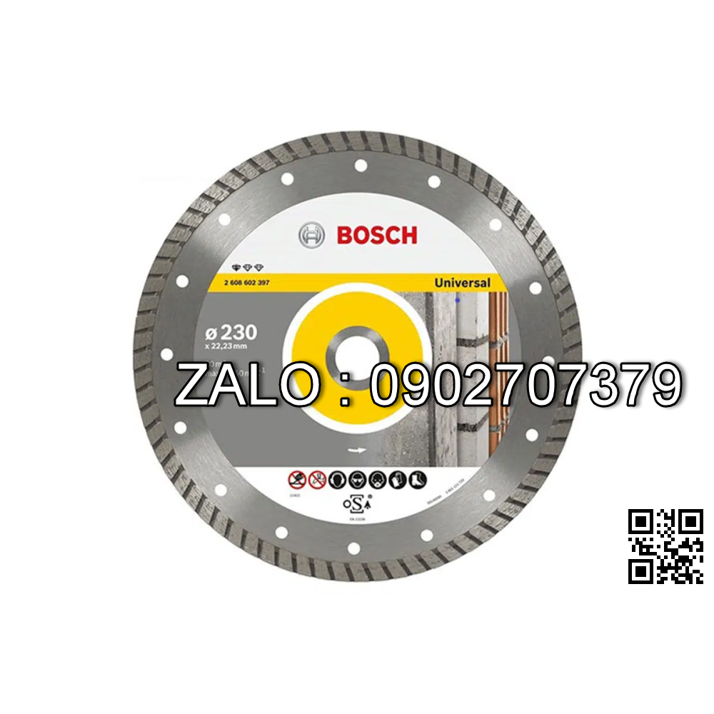 Đĩa cắt đa năng BOSCH 230x22.2mm 2608602195
