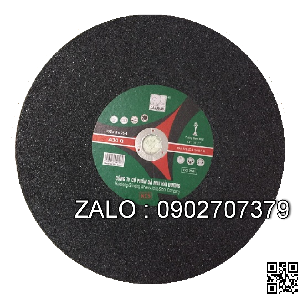 Đá cắt kim loại Hải Dương 100x1.2x16mm