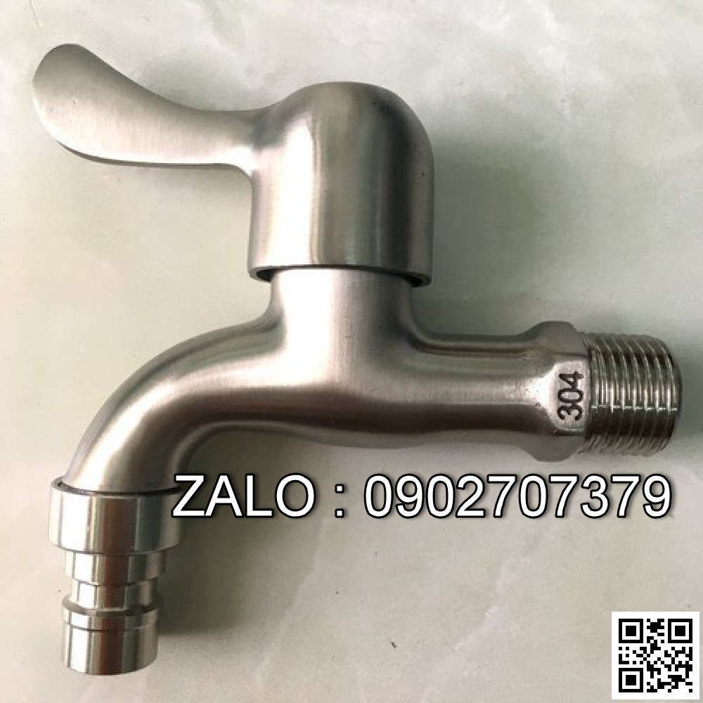 Vòi chậu rửa chống vân tay SUS Inox 304 Phòng tắm Tapware treo tường