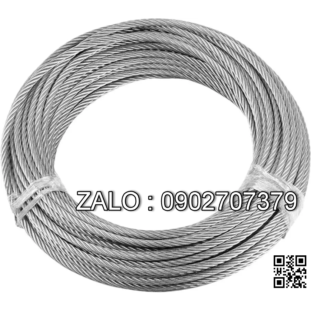 Cáp thép cầu trục DP8k phi 8, GB2160 LHOL, MBL 61,4 KN