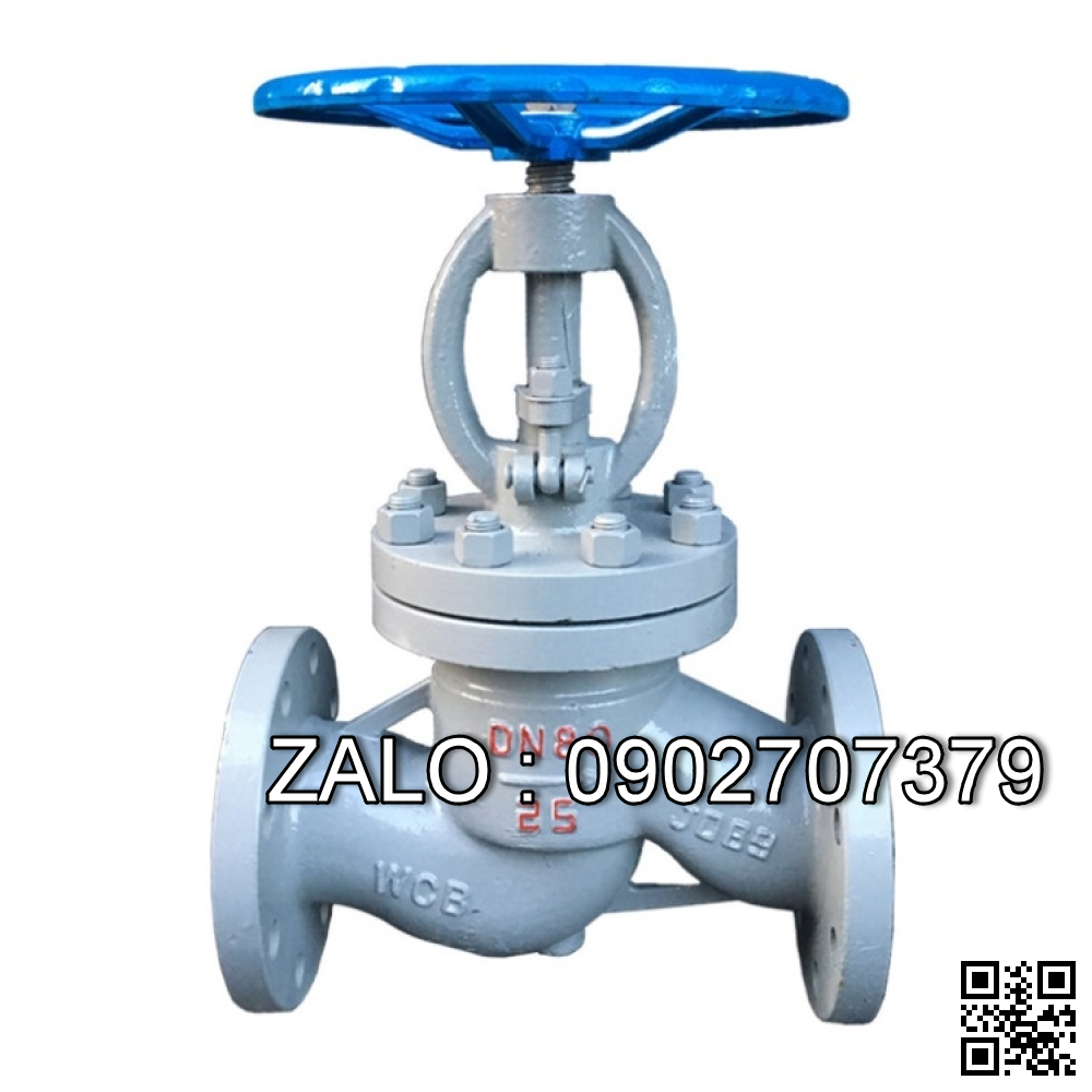 Van cầu ( hơi ) thép mặt bích DN2-1/2