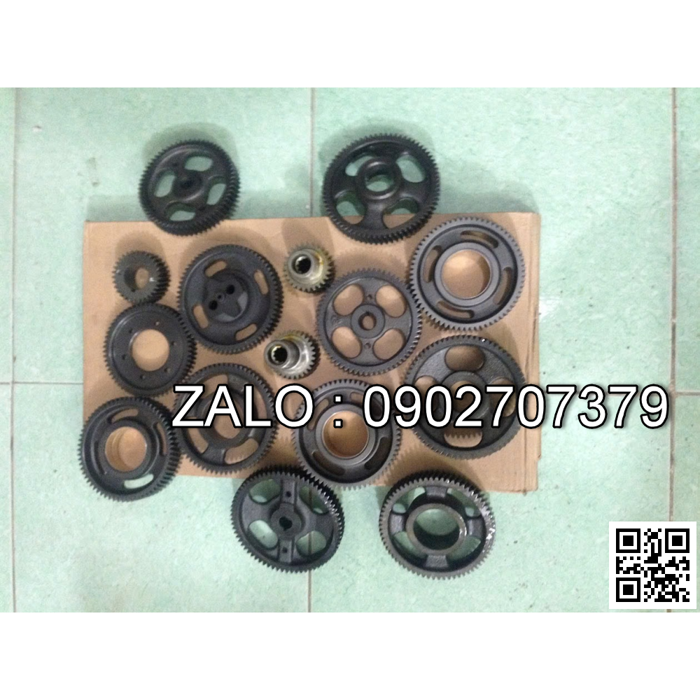 Bộ nhông đầu động cơ ISUZU 3AD1 , 3 CYL , CM3