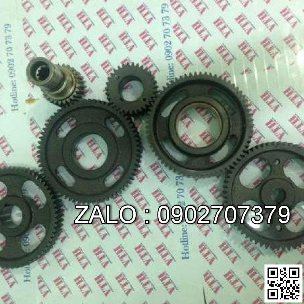 Bộ nhông đầu động cơ KOMATSU SAA6D108-1 , 6 CYL , CM3