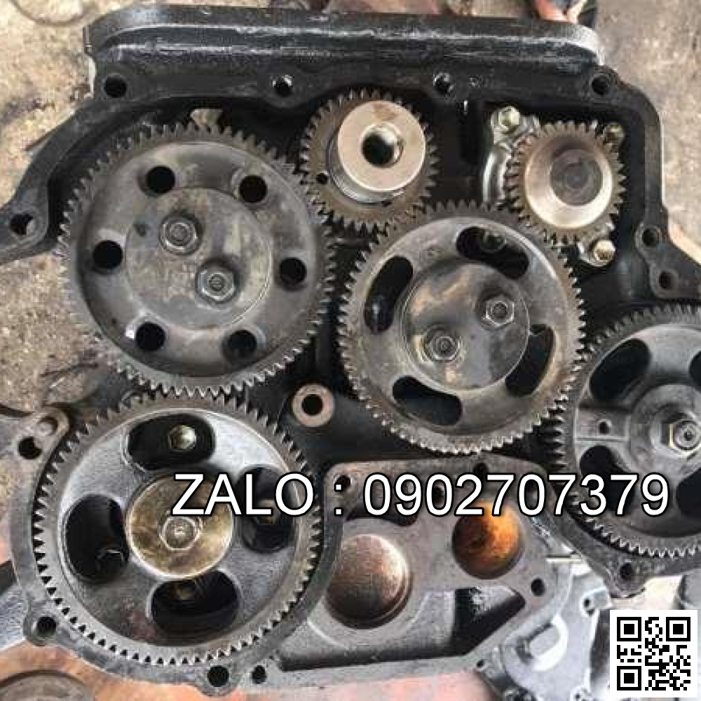 Bộ nhông đầu động cơ KOMATSU S6D125E , 6 CYL , CM3