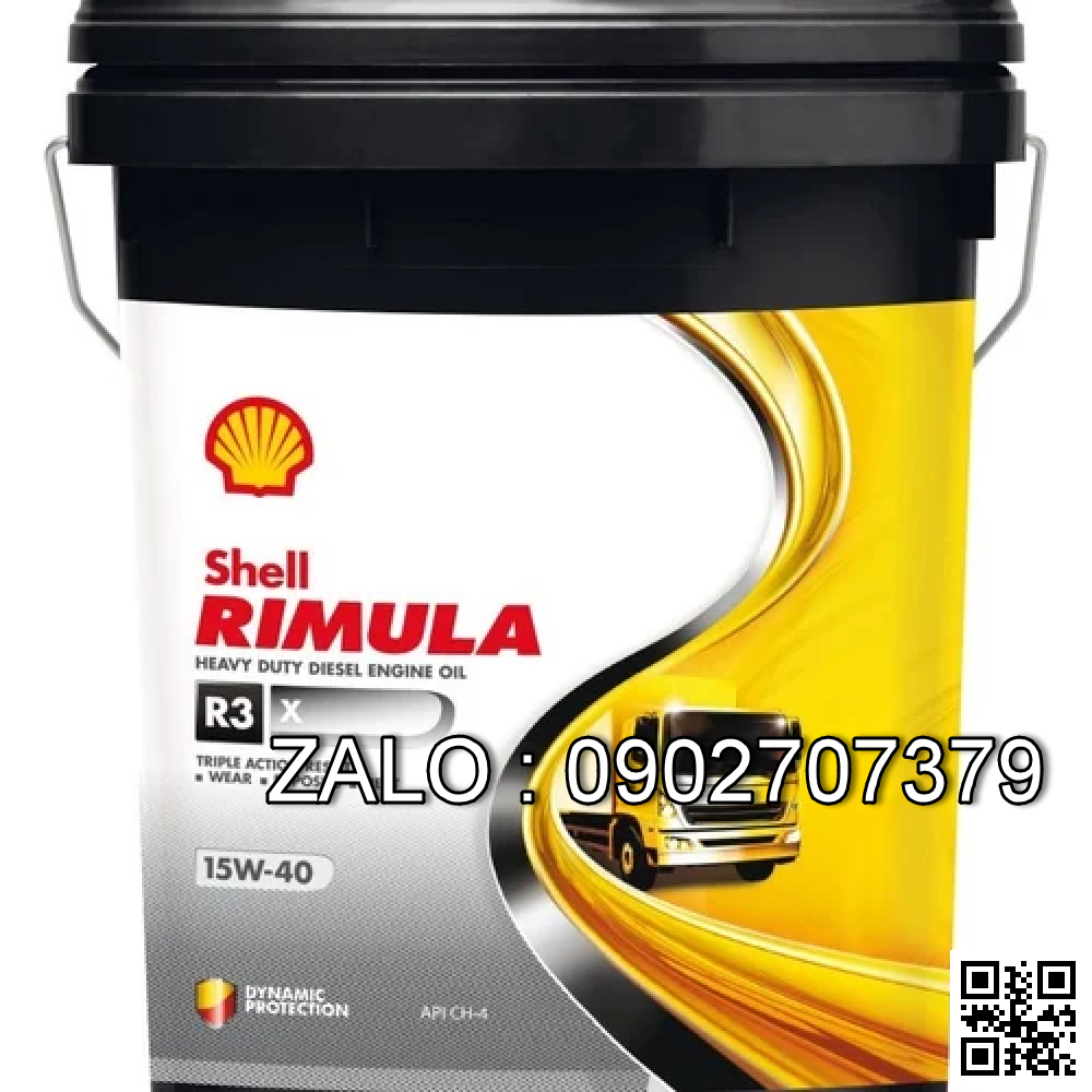 DẦU ĐỘNG CƠ DIESEL CHỊU TẢI NẶNG SHELL RIMULA R3 X 15W40