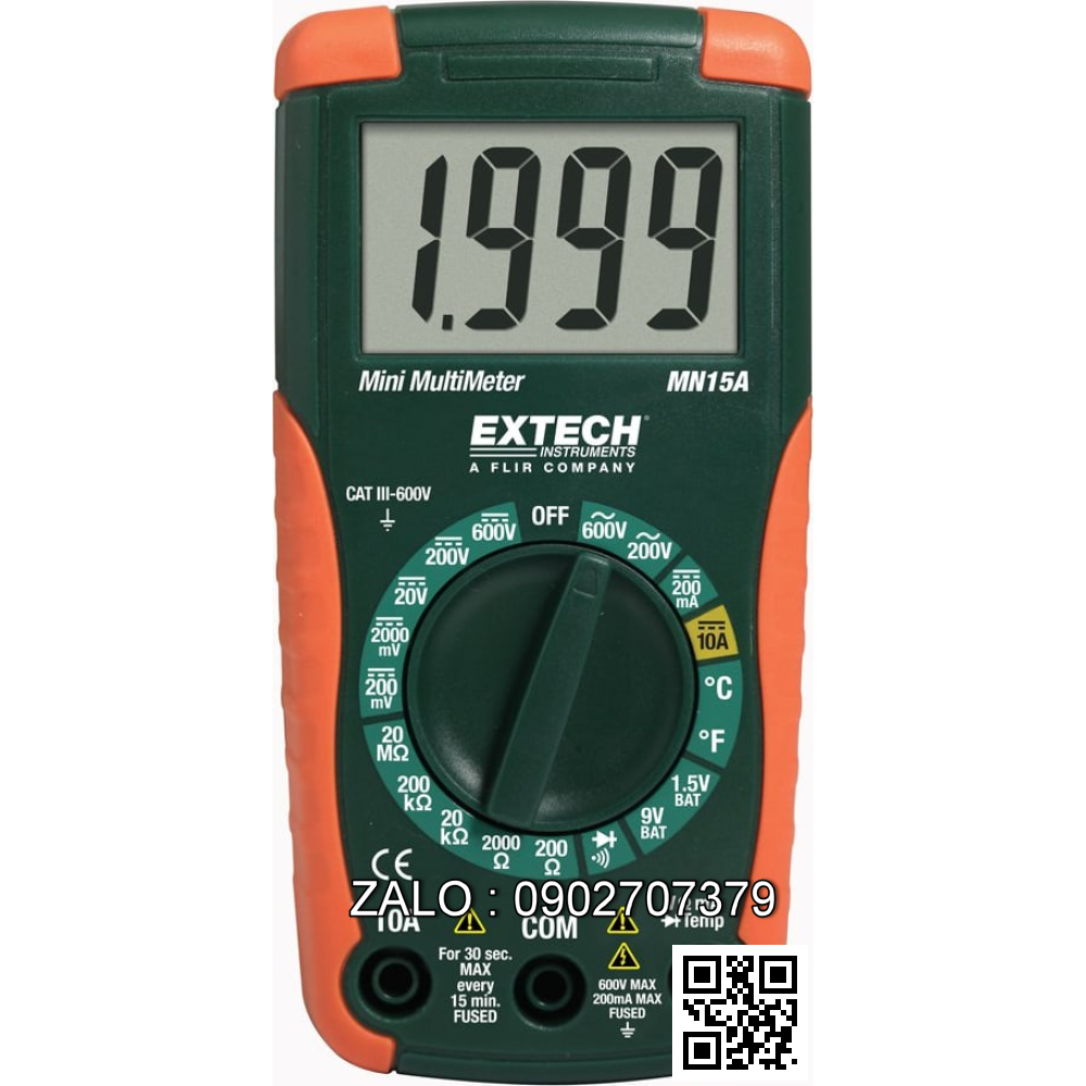 Đồng hồ vạn năng Extech MN15A