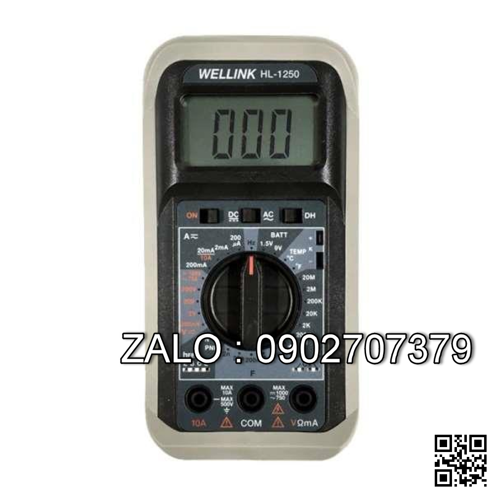 Đồng hồ đo vạn năng WELLINK HL-1250
