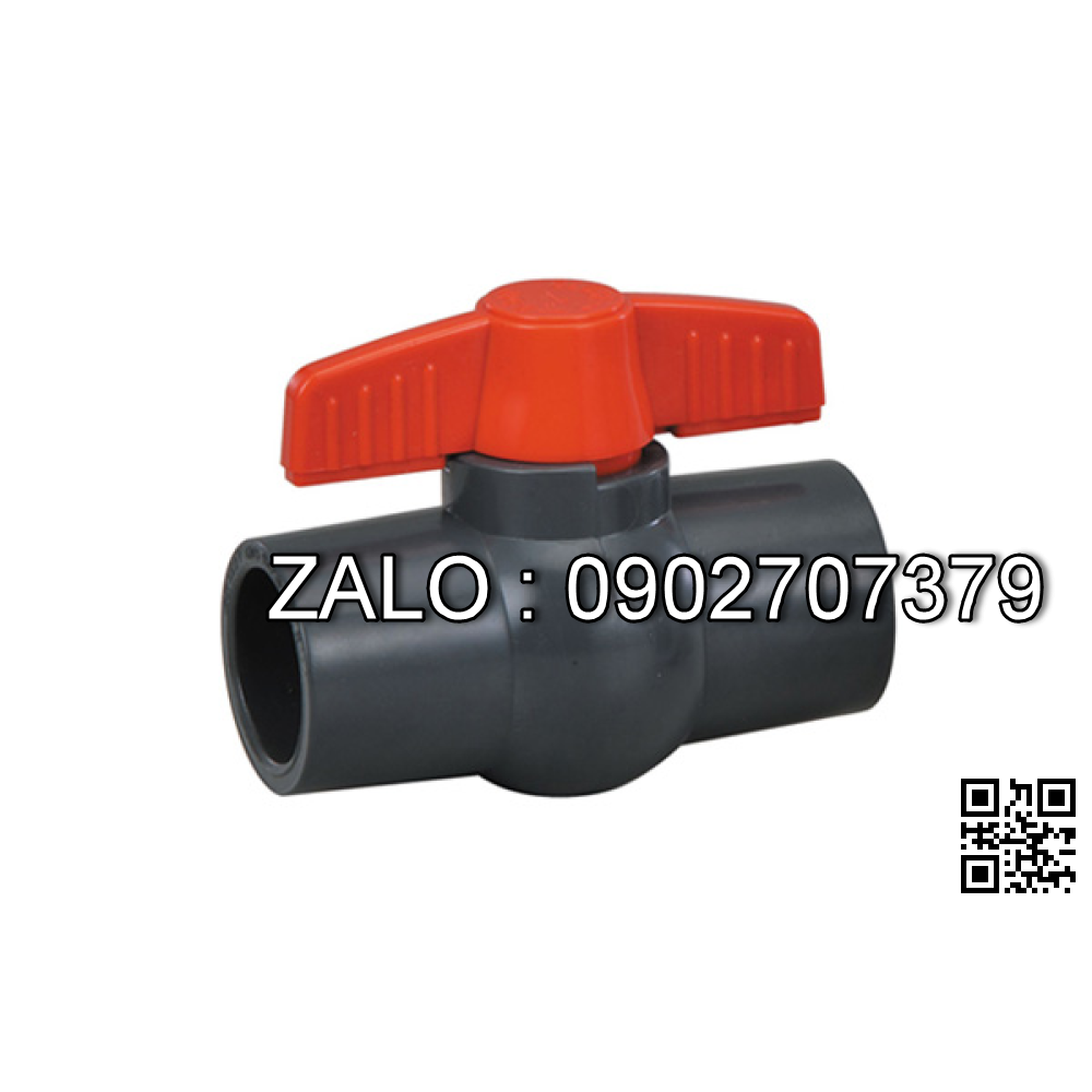 Van khóa nước nhựa tay vặn nước nhựa màu đỏ 42 Đệ Nhất