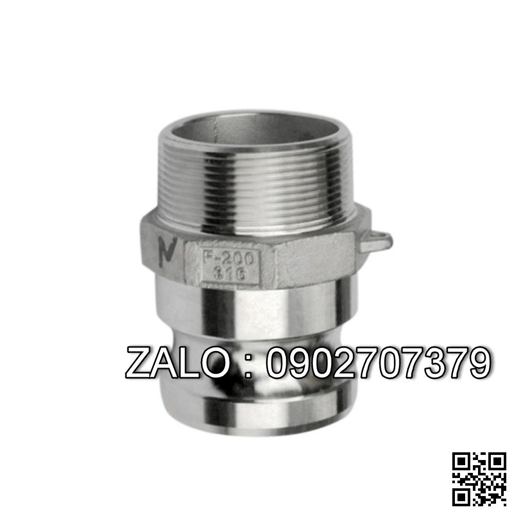 Khớp nối nhanh inox đầu F ( Đầu đực ren ngoài )