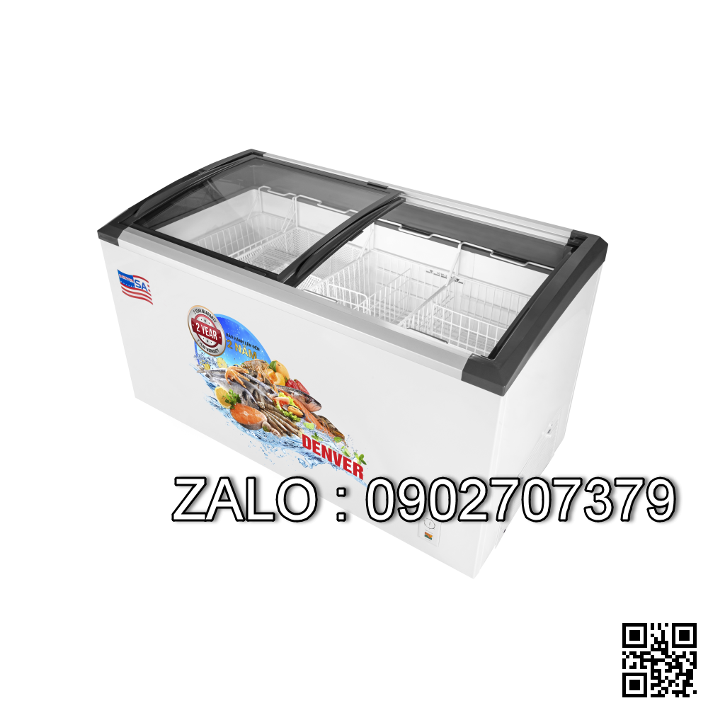 Tủ mát 1 cánh kính Denver AS 580TMD
