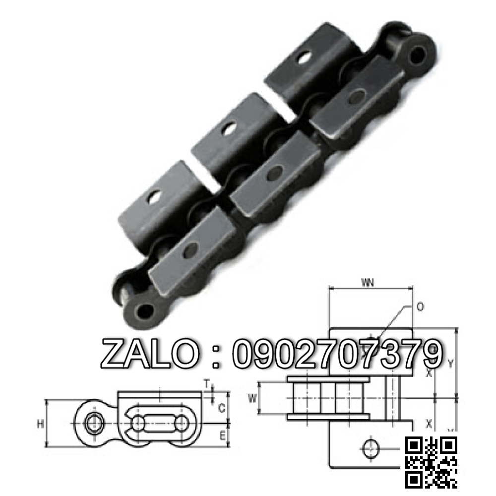 Xích bước đôi ANSI C-2100H