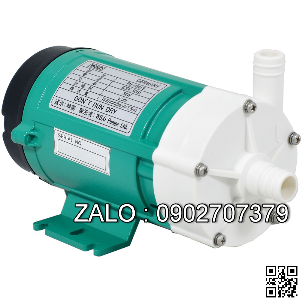 Máy bơm hóa chất dạng từ Wilo PM-2203FG