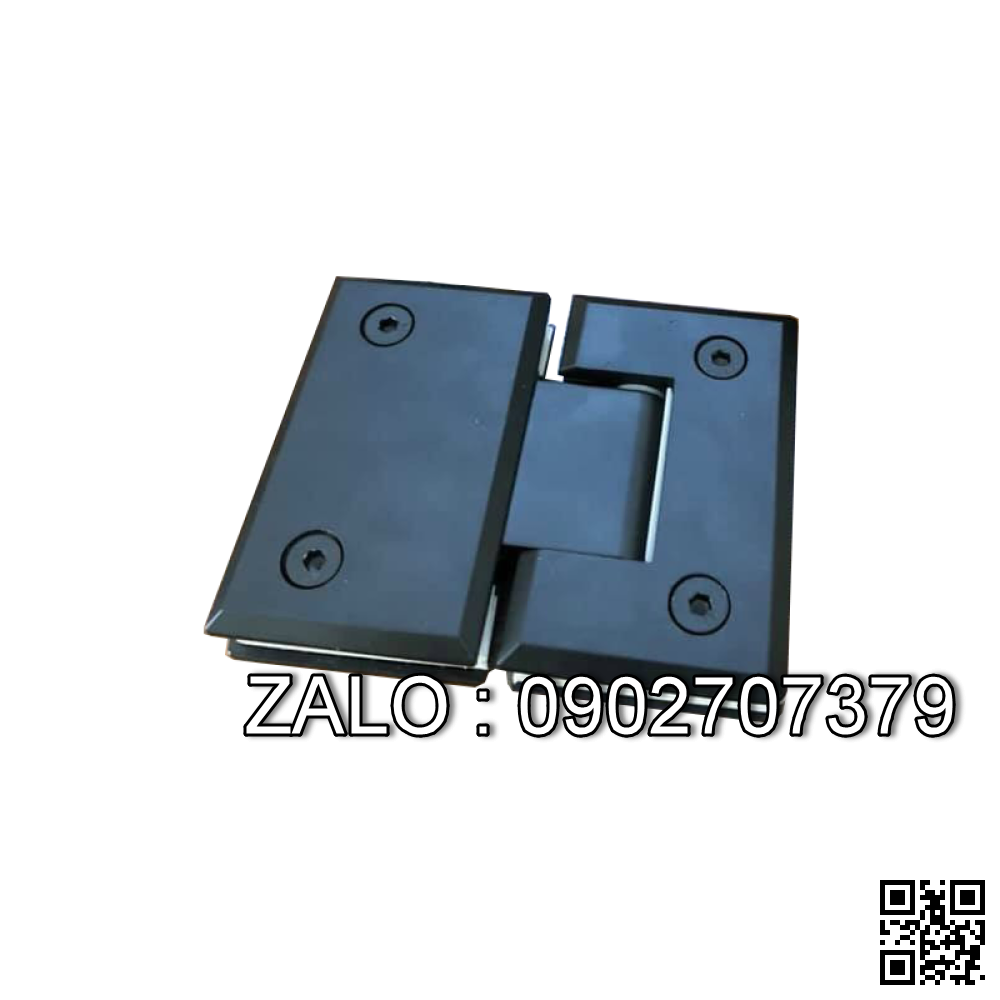 Bản lề kính kính VVP 180 độ màu đen