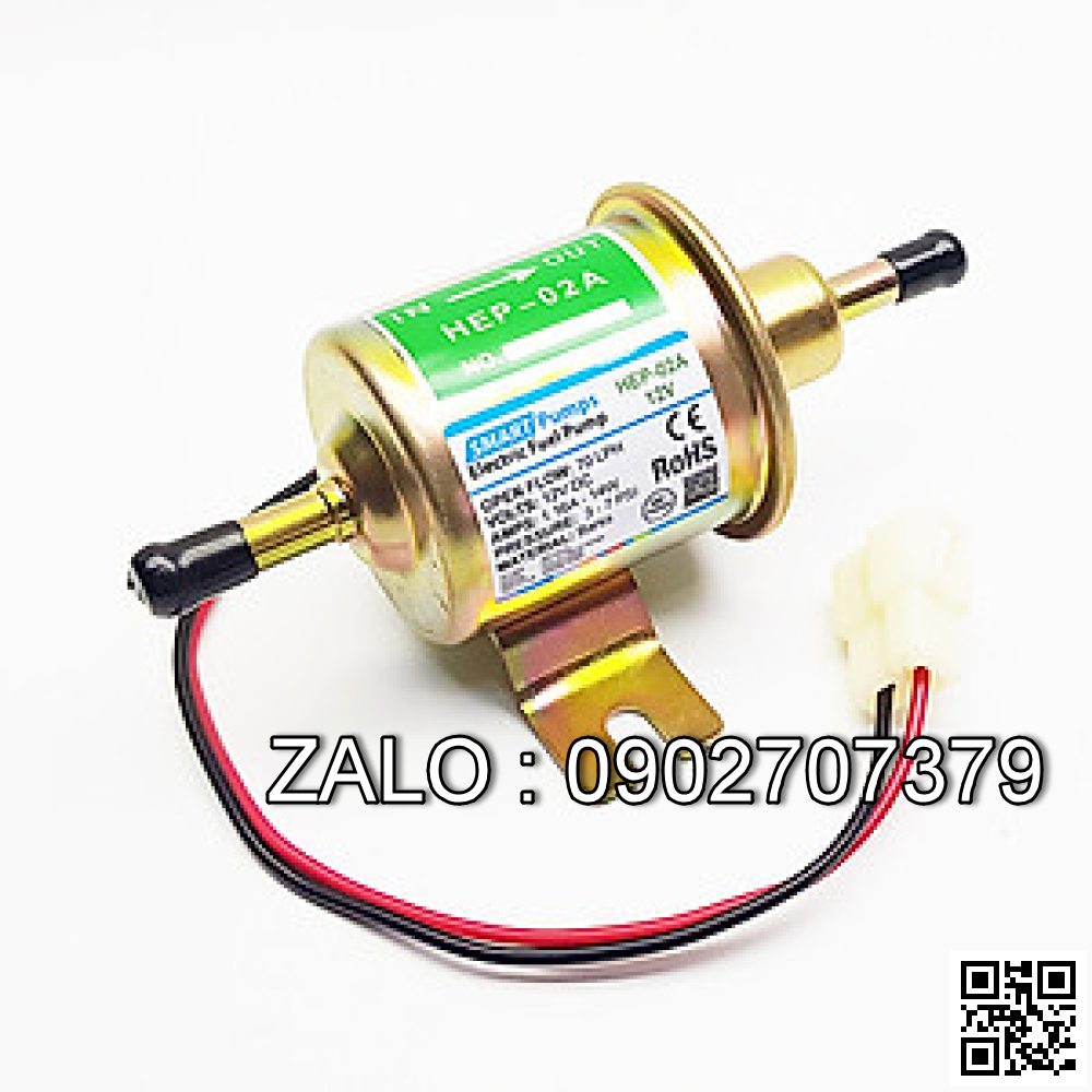 Máy bơm xăng dầu động cơ ôtô 12V HEP-02A