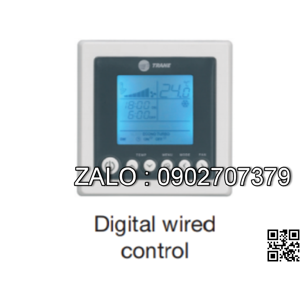 Bộ điều khiển gắn tường nối dây VRF Trane-TSP-D156