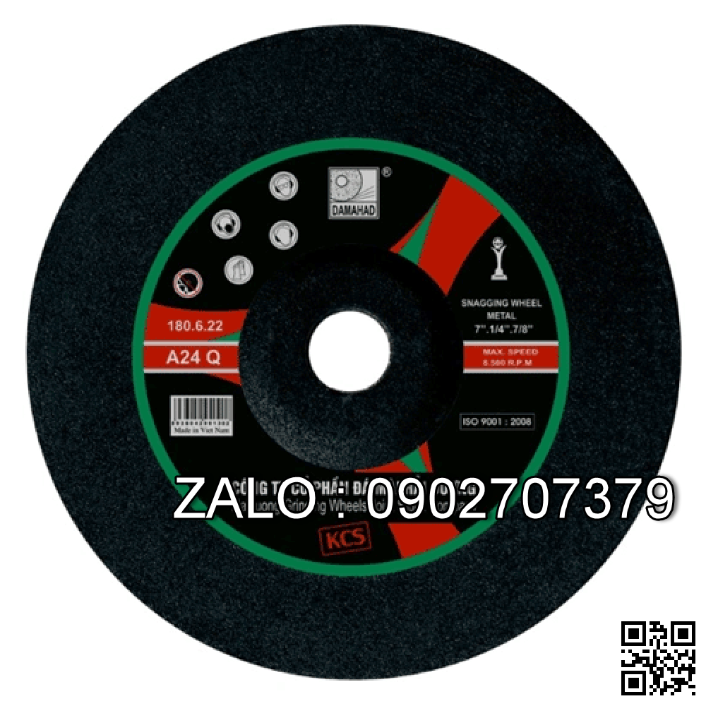 Đá mài thép Hải Dương
Damahad 100x16x6mm
