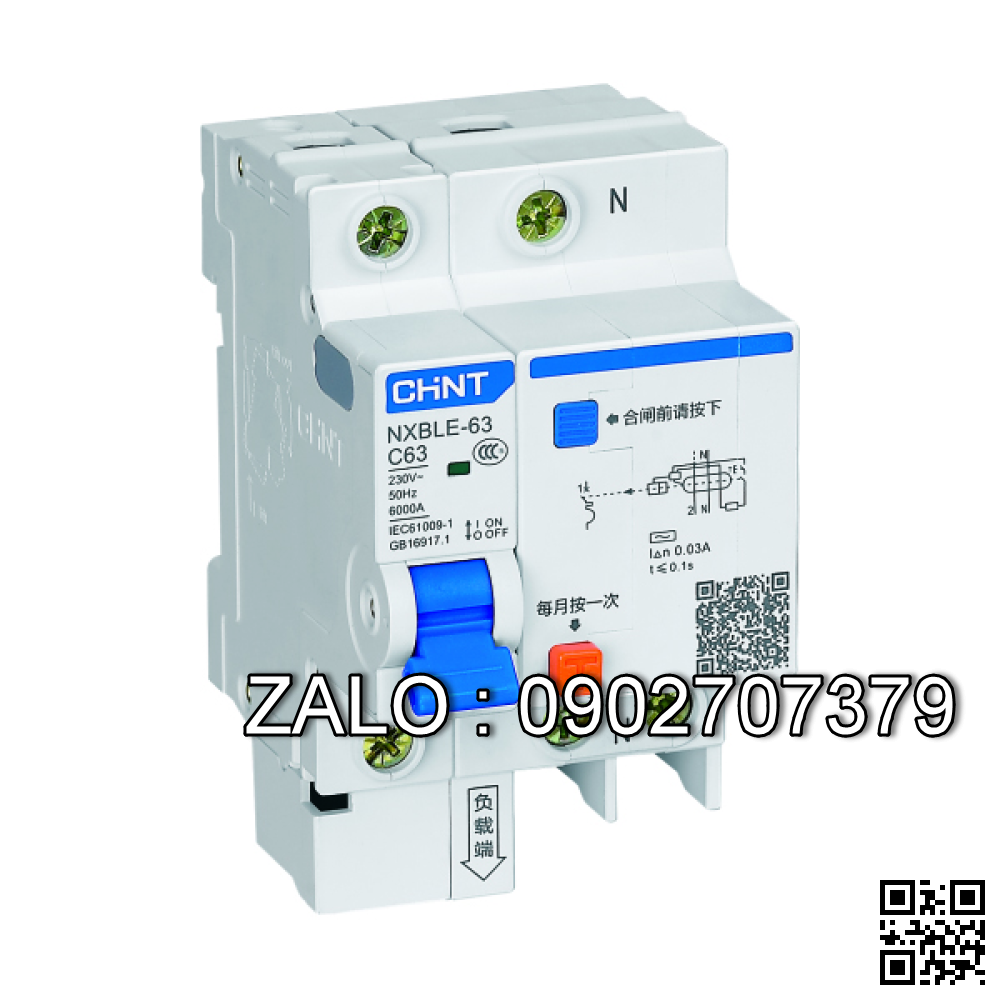 Atomat chống giật 1 pha 40A CHNT