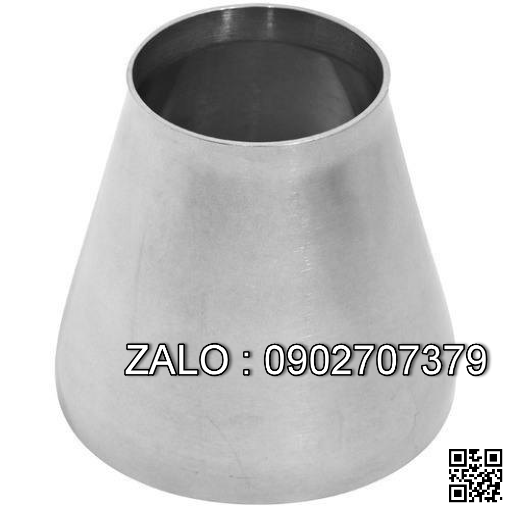 Bầu hàn giảm đồng tâm SCH40 Inox 304 DN50/15