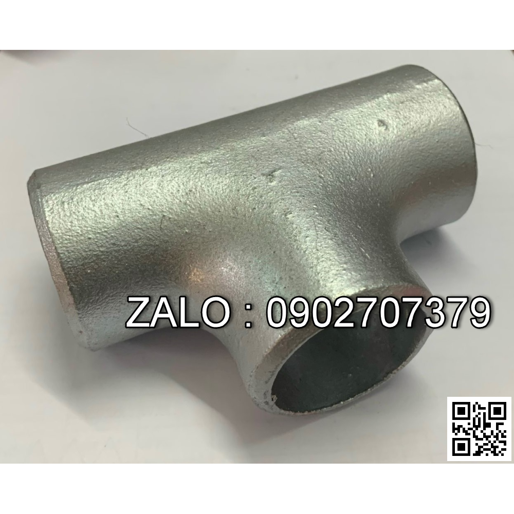 Tê hàn SCH10 mạ kẽm DN125