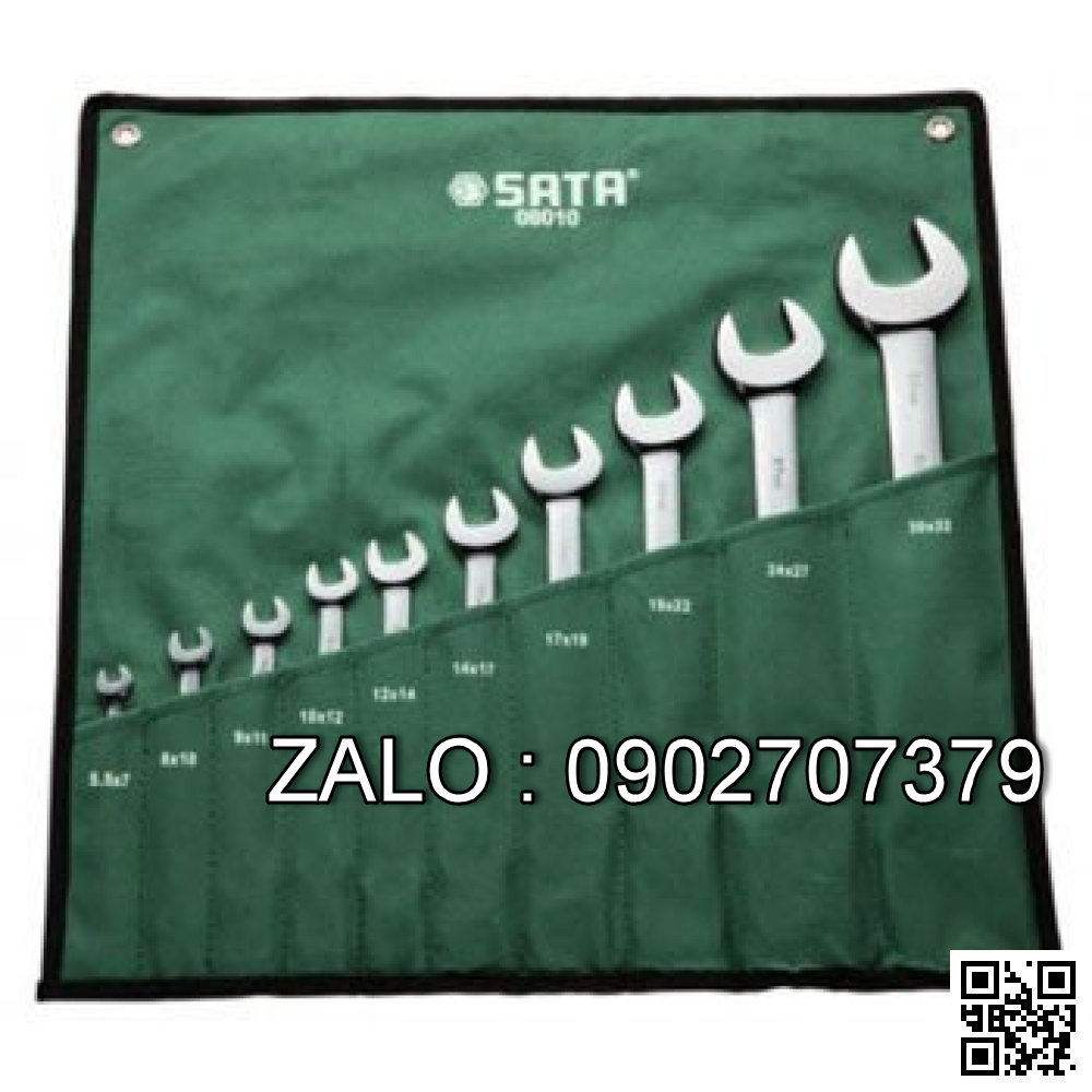 Bộ cờ lê 2 đầu vòng Sata 10 chi tiết 5.5-32mm
08012