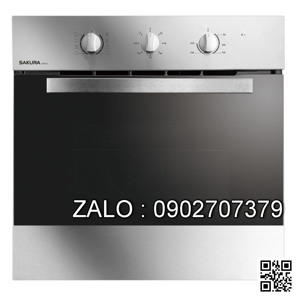 LÒ NƯỚNG ÂM TỦ 65 LÍT SAKURA E-6672