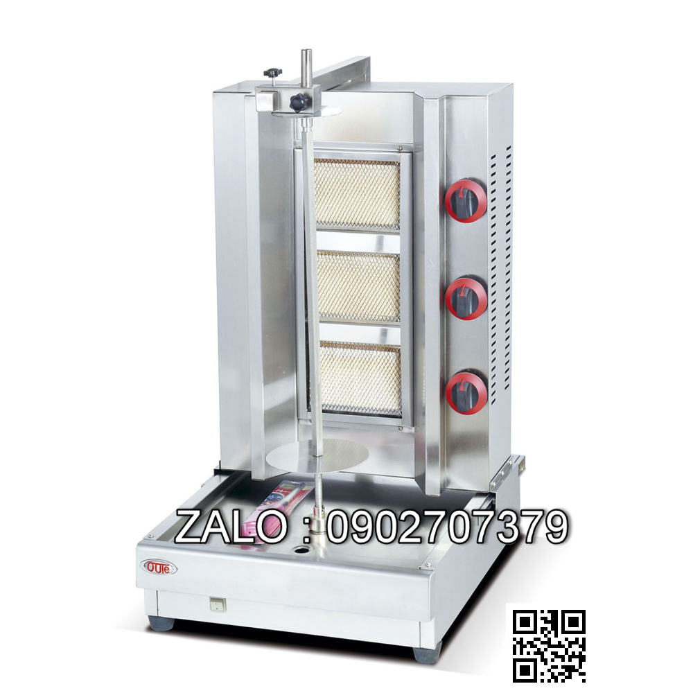 Lò nướng salamander bánh mì doner kebar dùng gas điện GB-950