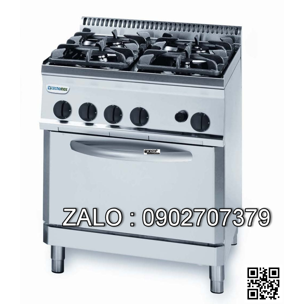 Bếp âu 4 họng có lò nướng dùng gas Okasu OKS-7KG 23