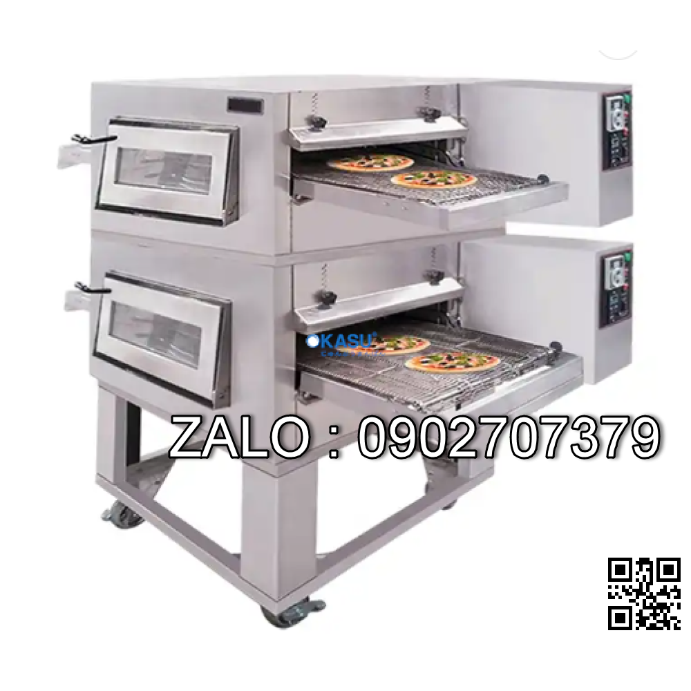 Lò nướng pizza băng chuyền dùng điện Hongling PZE-32H