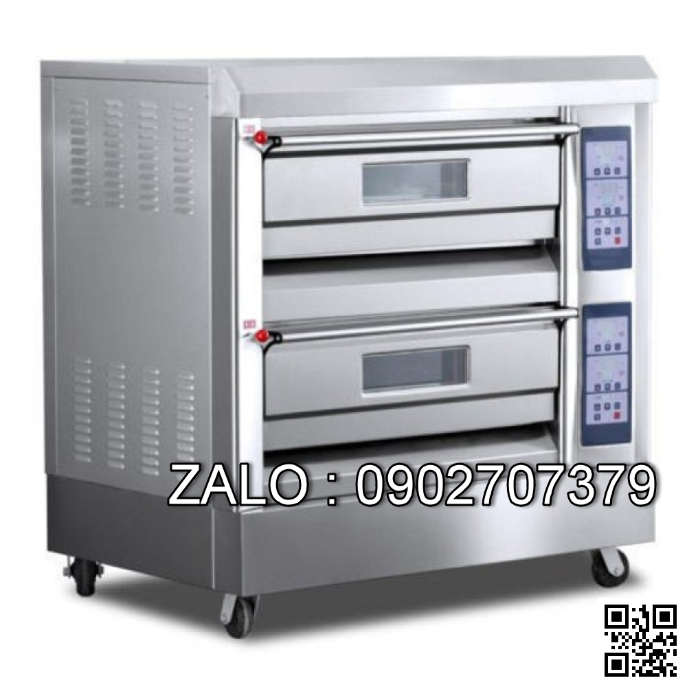 Lò nướng 2 tầng 4 khay dùng gas Hongling HLY-204