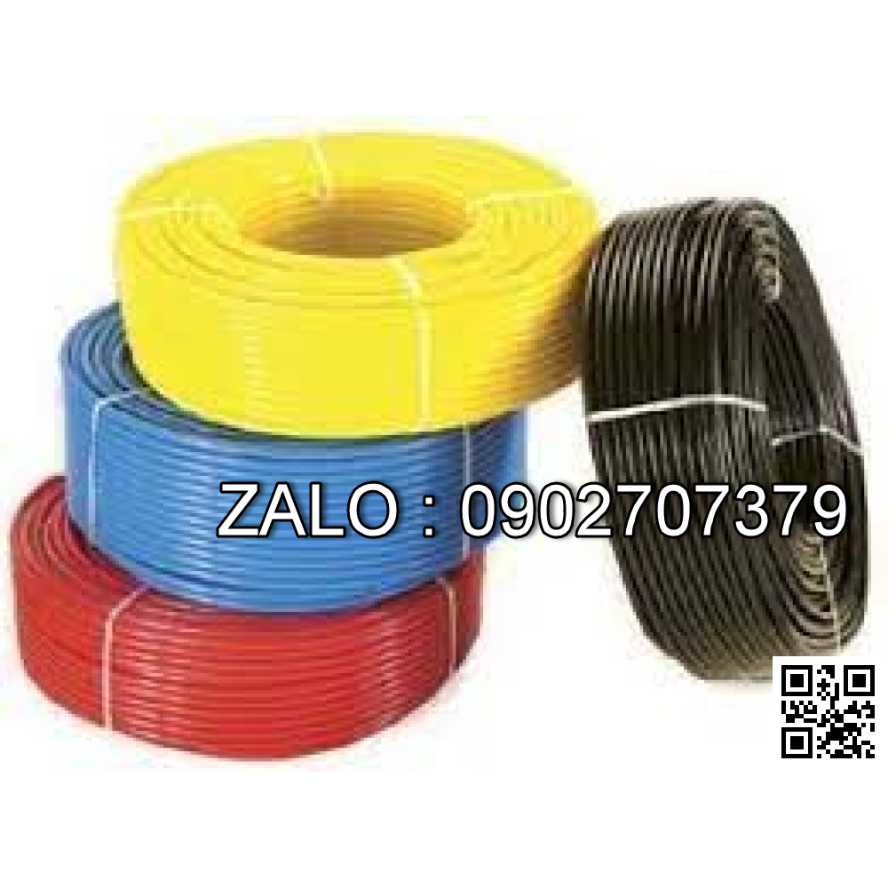 Dây hơi PU phi 6 ( màu trắng 100 mét/cuộn )