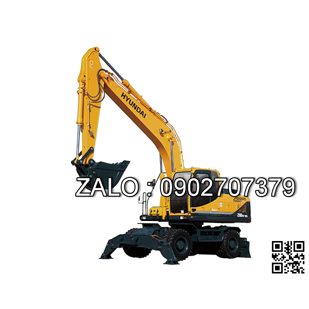 Máy xúc đào bánh lốp Hyundai R210W-9S