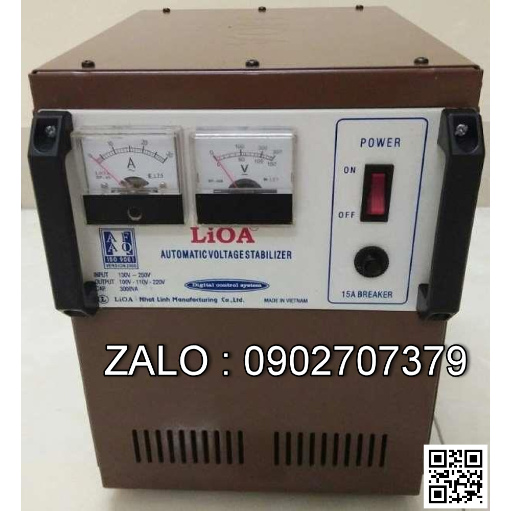 Ổn áp Lioa 3KVA NL-3000W3/3